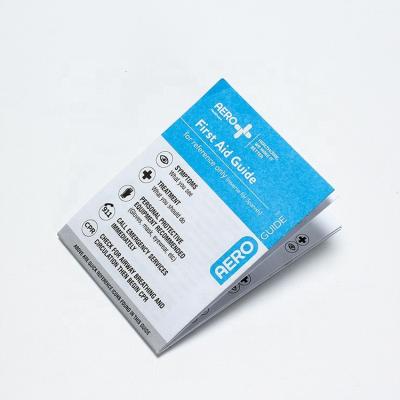 China Recyclable Top Quality Manual Instruction Pamphlet Flyer And Customized Folding Paper Instructions for sale