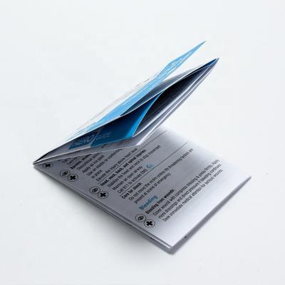 China Product type recyclable product instruction manual brochure and origami instruction book for sale