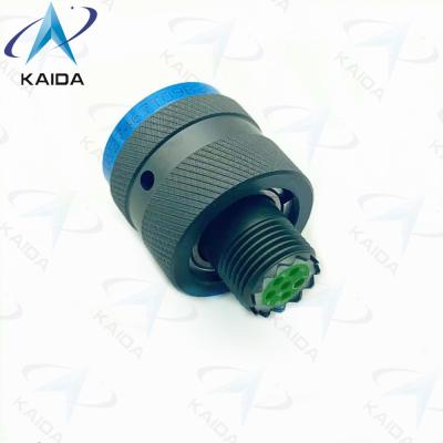 China Versatile MIL-DTL-38999 Series 1 D38999 Series Connectors Cadmium 6 Male Pins for sale