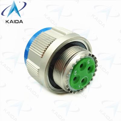 China 4 Female Pins MIL-DTL-38999 Series 3 D38999 Connector High Shock Resistance for sale