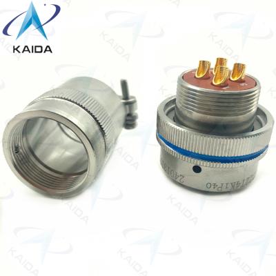 Cina 25A-300A Current Rating Stainless Steel Passivated Plug XCD22T4K1P40 With Cable Clamp in vendita