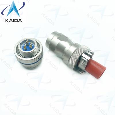 China Série YGD YGD26N1003K32 Conector elétrico de níquel sem elétrico 3 pinos femininos à venda