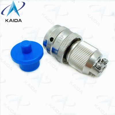 China Conector elétrico circular de alumínio da série Y11P com acabamento de níquel sem elétrico / grampo de alívio de tensão.Y11P-0804TK2 à venda