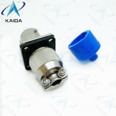 China Circular Electrical Connector Receptacle 4 Contacts Electroless Nickel Finish -55.C To 125.C Operating。Y11P-0804ZK10-2 for sale