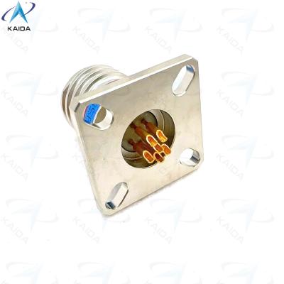 China Electroless Nickel Shell 7 A MIL-DTL-38999 Series Ⅲ Hermetic Box Mounting Receptacle D38999/21NA35PN for sale