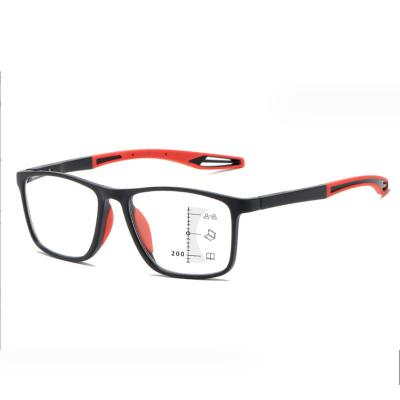 China For reading glasses New wholesale TR90 Sports Far and Near Use Progressive Multifocal Presbyopic Glasses Anti Blue Light blocking Reading Glasses for sale