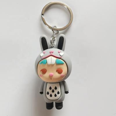 China Promotional Wholesale Cheap Price Key Chain 3D 2D Pvc Custom Factory for sale