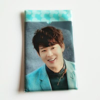 China Eco - Friendly Custom Printing Colorful Figure Design Plastic Card Holder for sale