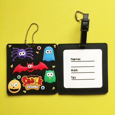 China Customization Travel ID Card PVC Bag Tag Recyclable Personalized Luggage Tag for sale