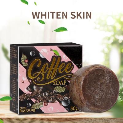 China Wholesale Private Label Coffee Body Base Cleansing Natural Organic Exfoliating Whitening Handmade Soap for sale