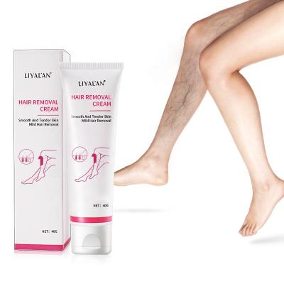 China Hair Removal Private Label Organic Painless Effective Remove Permanent Body Armpit Leg Hair Hair Removal Cream for sale