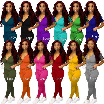 China Anti-pilling latest design solid color sweatpants and hoodie set women leisure jogger pants two-piece set 2 piece equipment for sale