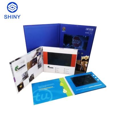 China 4 Color Lcd Screen Video Brochure Card Offset Printing for sale