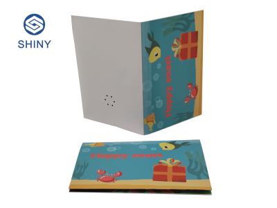 Κίνα OEM ODM Voice Recording Birthday Cards With CMYK 4C Color Printing προς πώληση