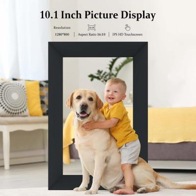 中国 Customized Smart Cloud WiFi Digital Photo Frame Auto Rotate IPS Touch Screen 販売のため