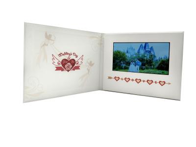 China 2023 New Style OUR WEDDING Video Book Brochure A5 7 Inch IPS Lcd Video Book for sale