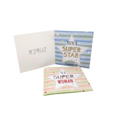 中国 光沢のあるLamination Sound Greeting Cards Musical 5inch×7inch Size ROHS Certificat 販売のため