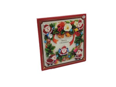 Chine cartes de voeux 3D enregistrables Softcover pour la salutation de Noël à vendre