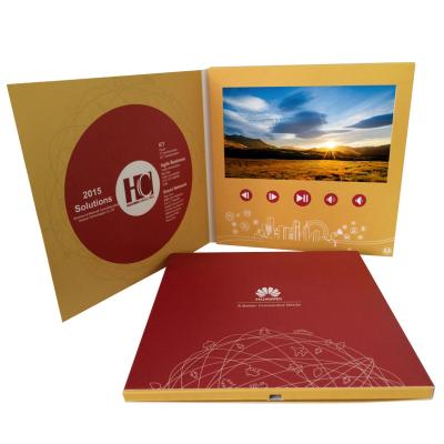 China Volledige Kleurenvideo Marketing Brochures met LCD de Resolutie van het het Scherm256mb Geheugen 1024×600 Te koop