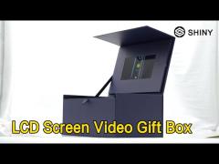 7 Inch LCD Screen Video Gift Box Black Automatically Play For Souvenir