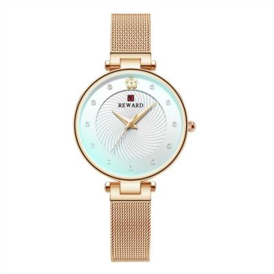 China Color-changing automatic date shine women's watch fashion small fresh waterproof women's network chain watch for sale