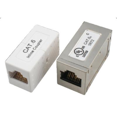 China Integrated Network Cabling System CAT5E CAT6 CAT6A Coupler Female To Female Unshielded RJ45 Ethernet Keystone Jack 8p8c for sale