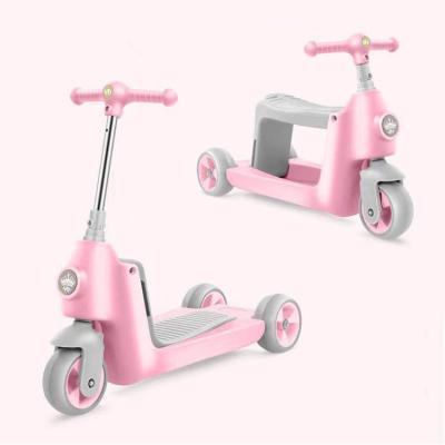 China Wholesale Nice High Quality Single Balance Wheel/Kids Scooter Children's Scooters With Big Snap Wheels/PVC PU Kids Kick Balance Scooter For Students for sale