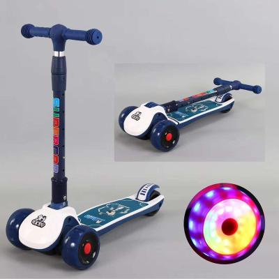 China Factory wholesale plastic foldable kids scooter with seat /outdoor toy baby 3 wheels scooter /children kick kick scooters for sale for sale