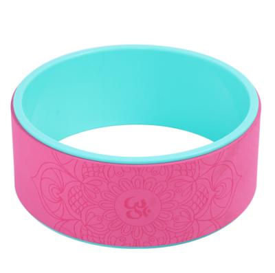 China Custom Logo High Density Comfortable Roller Yoga Tape Eco-friendly Wheel Back Wheel For Muscle Relaxation for sale