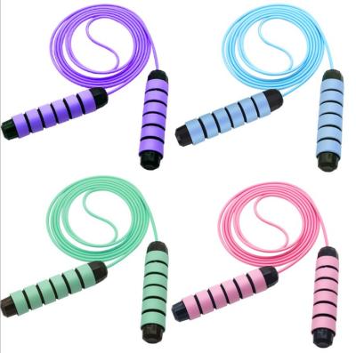 China Hot Selling Handle Eco - Friendly PVC Coated Steel Wire Adjustable Speed ​​Weighted Jump Rope for sale