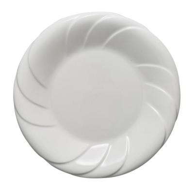 China Sustainable Porcelain Scallop Dinner Plate Set , White Serving Trays for sale