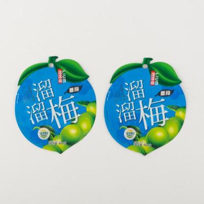 China Barrier Leisure Snack Pack - Seasoned Custom Shaped Side-Sealed Pouch from Plum Confectionery for sale