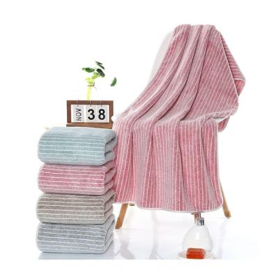 China Sustainable Bath Towel Luxury Bathroom Microfiber Bath Towels Soft Fleece Terry Towel for sale