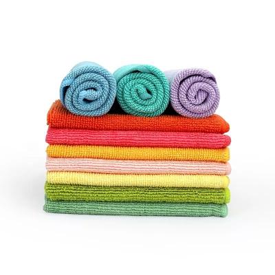 China 40*40cm Microfiber Cleaning Cloths Microfiber Cloth Cleaning Towel Eco-friendly Sustainable Kitchen Towel for sale