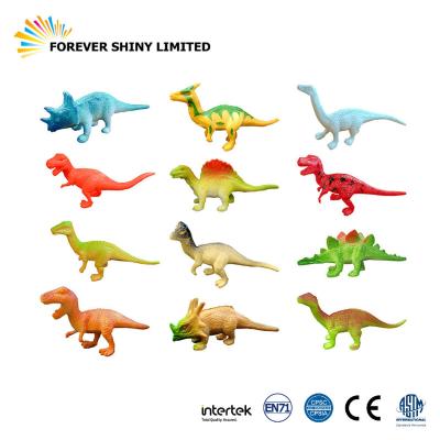 China Wholesale PVC Custom Design Plastic Toy Figure Mini Animals Dinosaurs Figure 56mm Capsule Assorted Stone Age Small Gashapon Eggs for sale