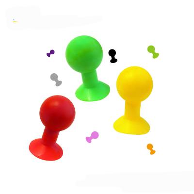 China Wholesale Cheap PVC Sticky Mobile Phone Ball Suction Plastic Cup Holder for sale