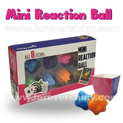 China Toy ODM Novelty Gobstopper Speelgoed Mini Plastic Soft Strip Bounce Bouncing Set Reaction Stress Ball Gift For Kids for sale