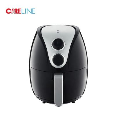 China Sale Careline 2.6L Ningbo Oilless Deep Fryer Oven Household Appliances Mini Promotion Home Electric No Oil Healthy Hot Air for sale