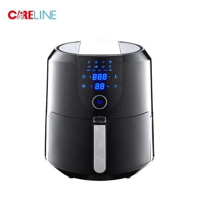 China Careline Oil Container Clean And Convenient Detachable LCD Display Cheap Air Fryer 5.5 Electric Air Deep Fryer for sale