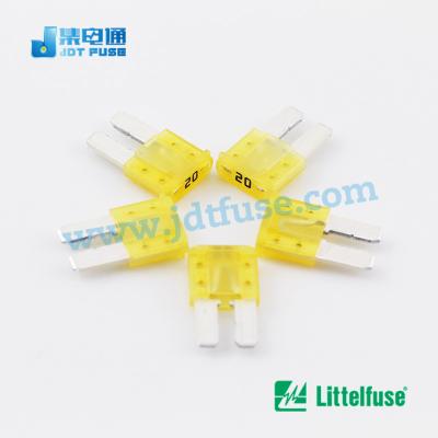 China Littelfuse MICRO2 Blade Fuse 20A 32V Passenger Car Automotive Fuse 0327020.YX2S for sale