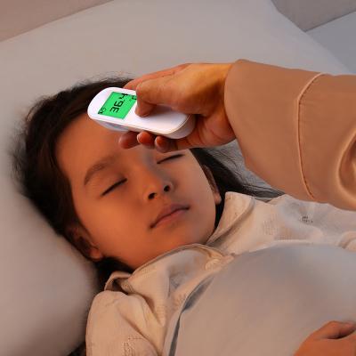 China Forehead CE Approved Medical Non Contact Fever Forehead Body Thermometer Digital Infrared Temperature Gun Non Contact Medical Clinical Thermometers for sale