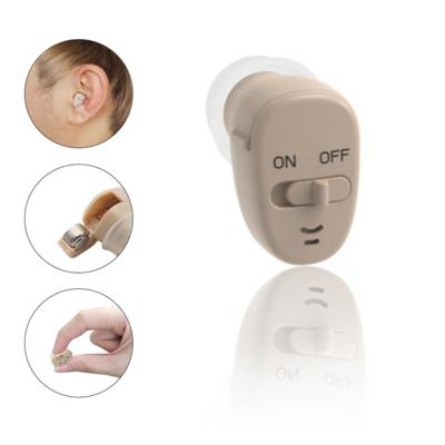 China Hot Selling Hearing Aid Sound Amplifier Cell Batteries Portable Type In Ear I200Pro Wireless Invisible Hearing Aids for sale