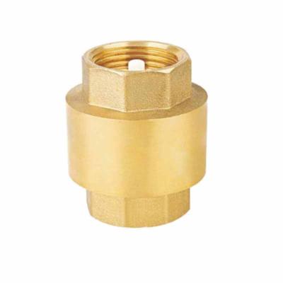 China General non return one way integrated brass spring check valve with plastic pin for sale