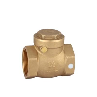 China General 1/2 Inch One Way Bronze Swing Check Valve With Female Thread for sale