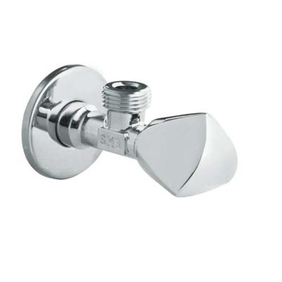 China General 1/2 Chrome Bathroom Kitchen Corner Seat Valve Brass Angle Valve for sale