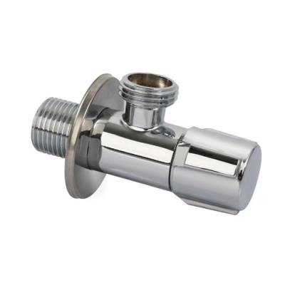 China General Chrome Brass Bathroom Kitchen Angle Stop Valve in taizhou for sale