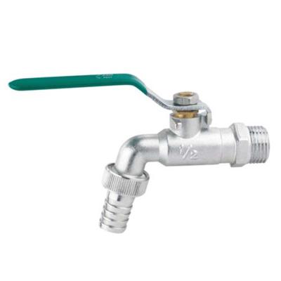 China Taizhou Modern Factory Brass Union Hose Faucet With Iron Steel Handle for sale