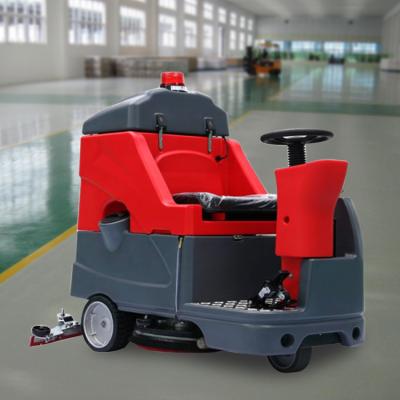 China Hotels Ride On Floor Tile Cleaning Machine Super Market Floor Scrubber for sale