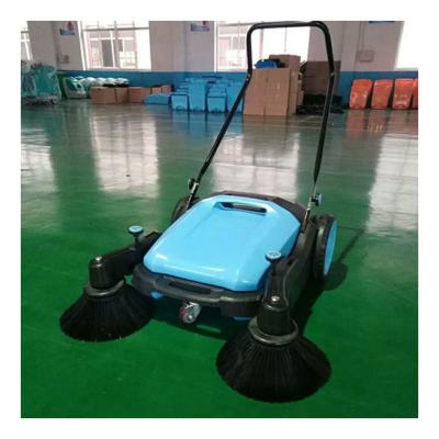 China New Commercial Road Cleanging Hand Push Manual Cordless Floor Sweeper Electric Rotary Vacuum Cleaning Machine for sale