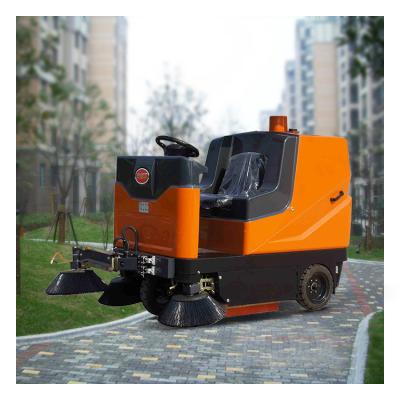 China New Road Electricr Floor Asphalt Street Cleaning Truck Battery Industrial Street Cleaning Road Sweepers For Sale Price for sale